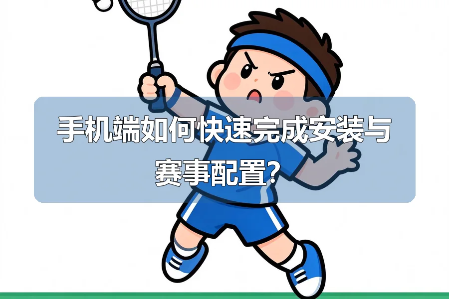 手机端如何快速完成安装与赛事配置?